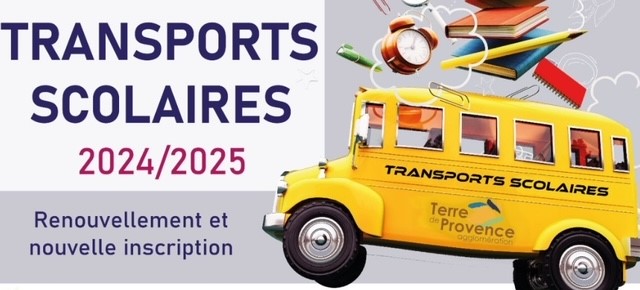 Transports scolaires : Inscriptions 2024/2025